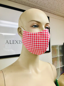 CLASSICS - Olson Mask - Gingham - Pink