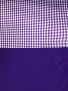 Reversible - Purple Gingham / Grape